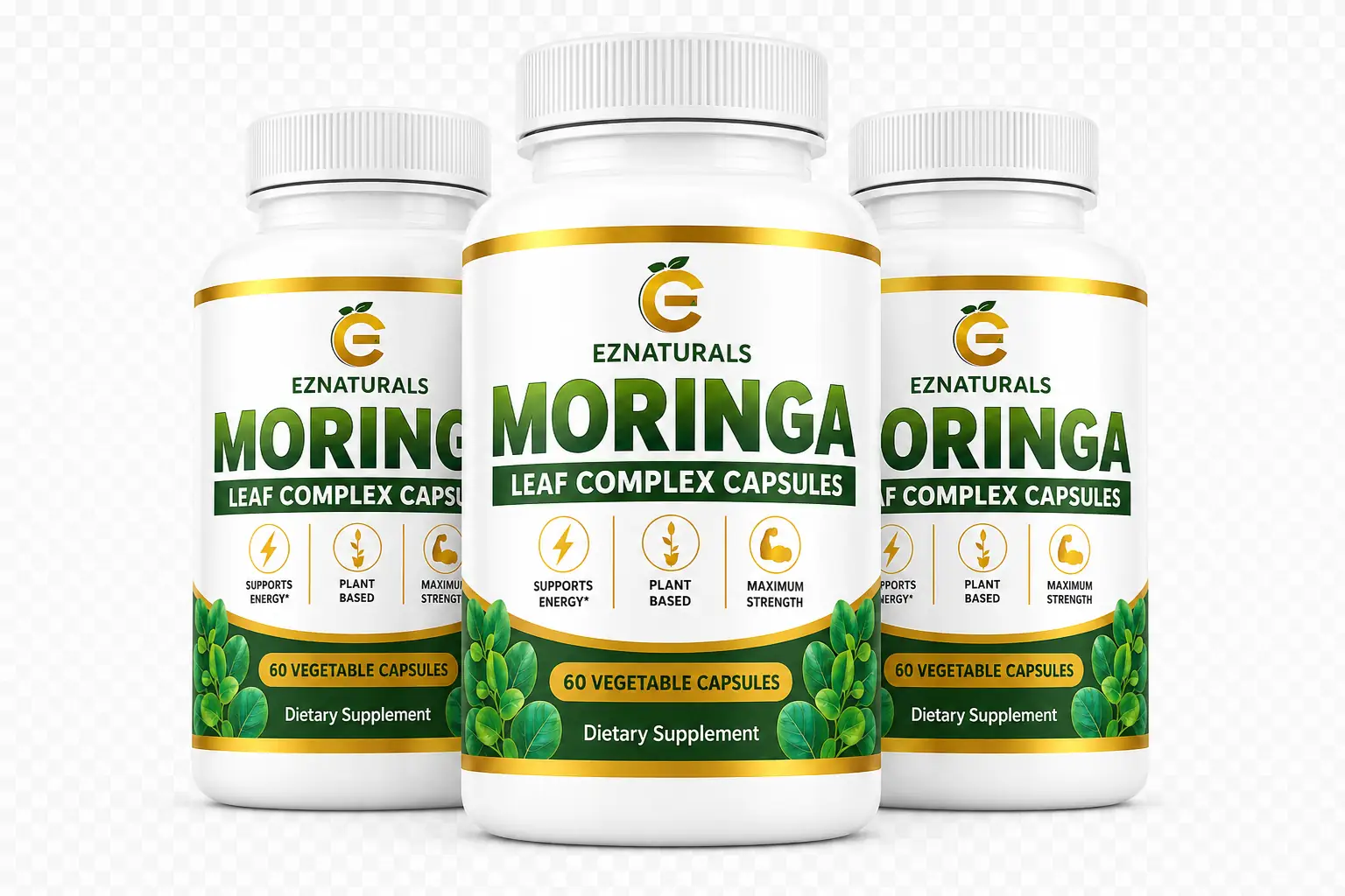 Moringa Leaf Complex three bottle package, most popular